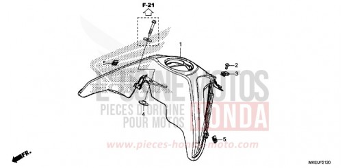 TOP SHELTER CRF450LL de 2020